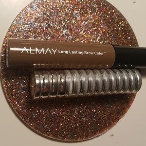 makeup clinique lipstick and peel of brow tint duo